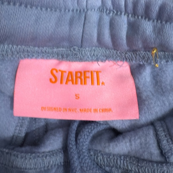 NWT Starfit Women's Cherry Bomb Blue Jogger Pants Size Small Matching Set! - Picture 4 of 6